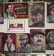 <p>Pinturas&nbsp;dos fundadores do grupo guerrilheiro da Col&ocirc;mbia, as Farc, s&atilde;o vistas durante uma entrevista coletiva, em Havana, nesta ter&ccedil;a-feira, 27 de maio. A principal guerrilha da Col&ocirc;mbia comemora seu 50&ordm; anivers&aacute;rio hoje</p>  Foto: Reuters