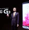 Presidente da LG Mobile, Jong Seok Park apresenta o novo LG G3  Foto: LG / Divulgação