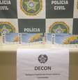 Homem tinha ingressos para as quartas de final e final  Foto: Polícia Civil do Rio de Janeiro/Divulgação