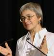 <p>Anna Politkovskaya foi assassinada em frente ao seu prédio em 2006</p>  Foto: AFP