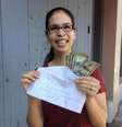 <p>Cassandra Mercury encontrou US$ 145 no Estúdio de Gravação, em Firehouse</p>  Foto: Twitter