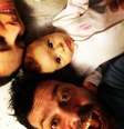 <p>Nuno e Hannah precisaram garimpar vaga para Madalena em Washington DC</p>  Foto: Fotos de família
