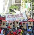 <p>Moradores de ocupação, sem-teto fazem protesto na avenida Paulista</p>  Foto: J. Duran Machfee / Futura Press