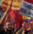 <p>Pelo menos 1.500 pessoas participaram do in&iacute;cio da manifesta&ccedil;&atilde;o, segundo a pol&iacute;cia, que indicou que o n&uacute;mero de manifestantes aumentou ao longo do dia</p>  Foto: AFP