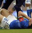 <p>O italiano Ricardo Montolivo fraturou a tíbia em um amistoso contra a Irlanda e está fora da Copa</p>  Foto: Reuters