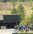 <p>Exército faz segurança de regiões pelas quais seleções vão passar</p>  Foto: Janaina Garcia / Terra