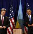 <p>Barack Obama encontrou o presidente eleito da Ucrânia e disse estar totalmente comprometido com a crise no país nesta quarta-feira</p>  Foto: Reuters