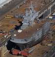 Modelo de navio francês comprado pela Rússia; nesta quinta-feira, Obama disse estar preocupado com contrato bilionário entre países  Foto: Reuters