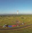 Balão do Google Loon planando na cidade Teresina, Piauí   Foto: Google Loon / Divulgação