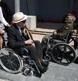 Vários veteranos de guerra participaram de cerimônias nesta sexta-feira em celebrações aos 70 anos do Dia D  Foto: AFP