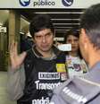 <p>Presidente do sindicato negociou com a PM antes do início do confronto</p>  Foto: Fábio Santos / Terra
