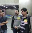 PM entrou em confronto com grevistas na manhã desta sexta na estação Ana Rosa do Metrô  Foto: Fábio Santos / Terra