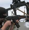 Um policial ucraniano morreu e mais dois ficaram feridos em um ataque separatista com morteiro perto de Slaviansk, reduto insurgente pró-russo do leste da Ucrânia  Foto: AP