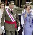 Rei Juan Carlos da Espanha presidiu sua última cerimônia militar ao lado da rainha Sofia  Foto: EFE