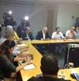 Reunião ocorreu na Superintendência Regional do Trabalho e Emprego  Foto: Sindicato dos Metroviários / Divulgação