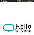 Tela principal do aplicativo Hello Universe  Foto: Hello Universe / Divulgação