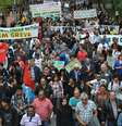 <p>Cena de protesto de funcion&aacute;rios, professores e alunos da USP (foto de arquivo)</p>  Foto: Ivane Sousa / Sintusp / Divulgação