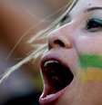 <p>Torcida em São Paulo deixou Scolari feliz</p>  Foto: Ricardo Matsukawa  / Terra