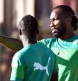 <p>Drogba começará mais uma vez no banco de reservas</p>  Foto: AFP