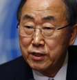 <p>O secret&aacute;rio-geral da ONU, Ban Ki-moon, concede entrevista coletiva em Genebra, na Su&iacute;&ccedil;a, em mar&ccedil;o</p>  Foto: Reuters