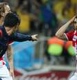 <p>Fred protagonizou lance polêmico de pênalti em vitória do Brasil sobre a Croácia</p>  Foto: Ricardo Matsukawa / Terra