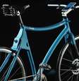 A Samsung Smart Bike vem com câmera digital, lasers, Wi-Fi e Bluetooth para sincronizar com o smartphone  Foto: Reprodução/designboom