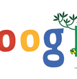 Novo doodle possui árvore dançante e tambor sendo tocado  Foto: Google / Reprodução