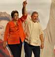 <p> Dilma e Lula realizaram ato político em Pernambuco, território do ex-governador do Estado e presidenciável Eduardo Campos</p>  Foto: Anderson Stevens / Futura Press