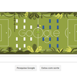 Google cria polêmica ilustrando Inglaterra x Itália em uma selva  Foto: Google / Reprodução
