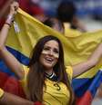 <p>Torcedores da Colômbia já foram maioria na estreia contra a Grécia e vão repetir a invasão em Brasília para o jogo contra a Costa do Marfim   </p>  Foto: AFP