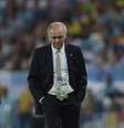 Alejandro Sabella não ficou totalmente satisfeito com a partida  Foto: AFP
