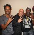 <p>O grupo se apresentou em uma boate carioca com o cantor de funk</p>  Foto: Marcello Sa Barretto / AgNews