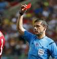 O zagueiro recebeu o cartão vermelho logo na estreia portuguesa na Copa do Mundo  Foto: Reuters