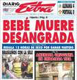 Ato de vandalismo em Montevidéu foi parar nas capas de jornais costarriquenhos  Foto: Reprodução