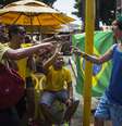 O tão falado clima de Copa do Mundo que arrebatou Fortaleza pouco lembra a tensão vivida na cidade nos dias que antecederam o jogo entre as seleções na Copa das Confederações  Foto: AP