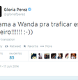 Gloria Perez brincou com atuação de goleiro mexicano no Twitter  Foto: Twitter / Reprodução