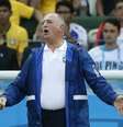 <p>Felipão se irritou em coletiva do Brasil</p>  Foto: Ricardo Matsukawa / Terra