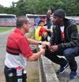O massagista Carlos Lincoln trabalhou com Ramires no início da carreira do jogador, no Joinville  Foto: Arquivo pessoal/Divulgação