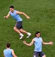 <p>Cavani confia na classificação do Uruguai</p>  Foto: AFP