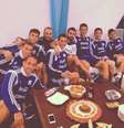 Jogadores argentinos se divertiram com show musical na noite de quinta  Foto: Instagram / Reprodução
