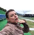 <p>"Me sentindo a Bruna Marquezine", publicou o promoter na legenda de uma das fotos tiradas na Granja Comary</p>  Foto: @davidbrazil24/Instagram / Reprodução