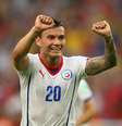 <p>Volante Aranguiz, do Inter, vem sendo um dos destaques da seleção chilena durante a Copa do Mundo</p>  Foto: Getty Images 