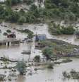 <p>Imagem mostra, em&nbsp;uma vista a&eacute;rea, uma &aacute;rea alagada pelas chuvas torrenciais na Bulgaria</p>  Foto: Reuters
