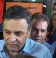<p>Aécio Neves e Geraldo Alckmin em evento em São Paulo; tucano é o candidato à presidência que mais arrecadou doações no início da campanha eleitoral</p>  Foto: Janaína Garcia / Terra