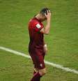<p>Cristiano Ronaldo vem mostrando nos jogos que está longe de suas melhores condições físicas</p>  Foto: AFP