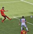 <p>Bélgica bateu Rússia por 1 a 0 no fim em partida marcada pela morosidade </p>  Foto: AP