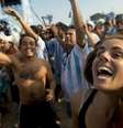 <p>Torcedores se envolveram em problemas nos dois jogos da Argentina</p>  Foto: Mauro Pimentel / Terra