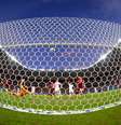 Alta média de gols da Copa surpreende; no detalhe, Portugal marca gol sobre EUA  Foto: Getty Images 