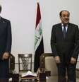 <p>Primeiro-ministro do Iraque, Nuri al-Maliki, e o secret&aacute;rio de Estado dos EUA, John Kerry, se reuniram nesta segunda-feira, 23 de junho, em Bagd&aacute;</p>  Foto: Reuters