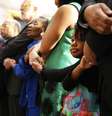 <p>Neta de Martin Luther King e família participam de cerimônia para premiar postumamente a Medalha de Ouro do Congresso para os avós, no Capitólio dos EUA, em Washington </p>  Foto: Reuters
